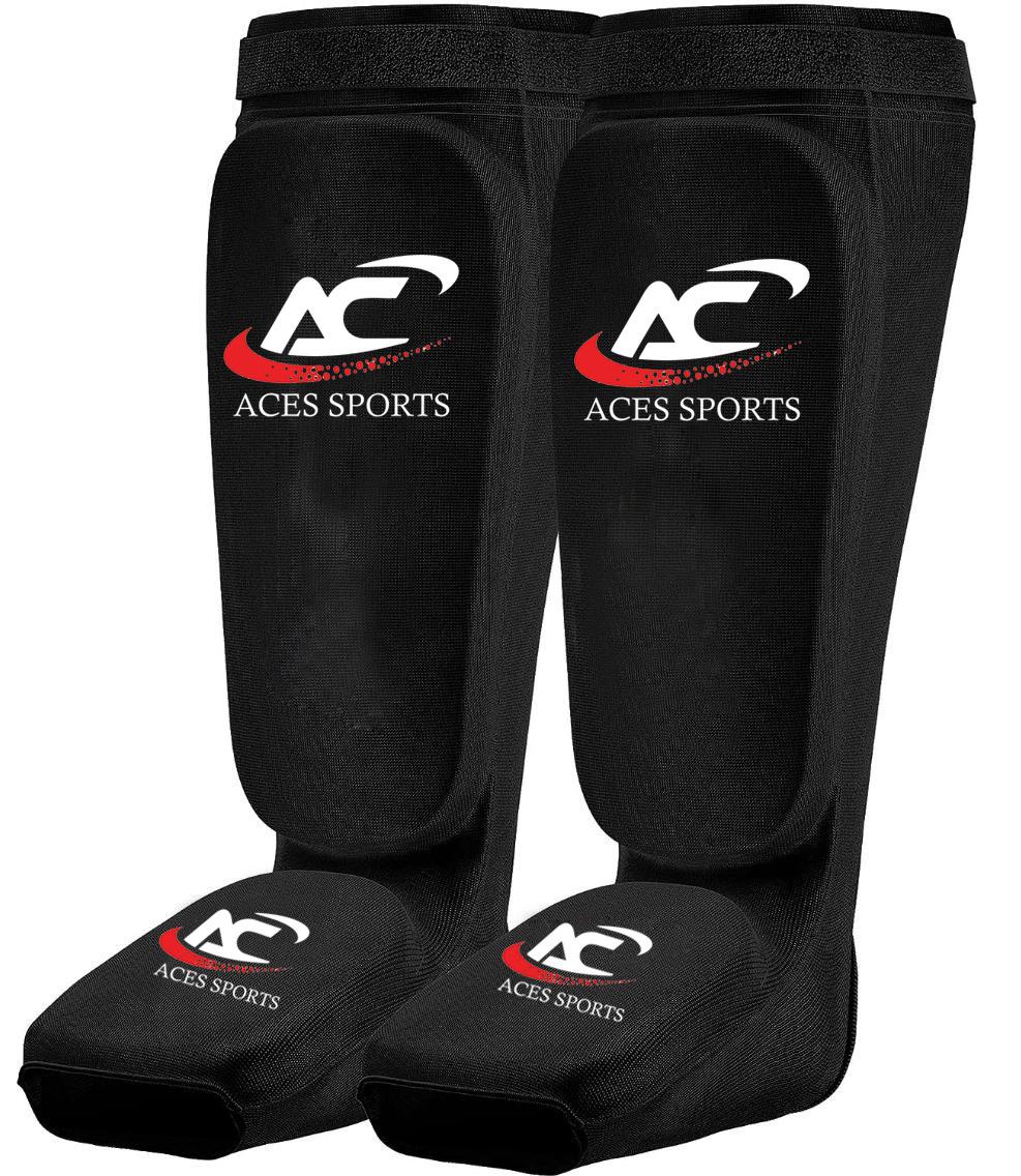 Shin Instep Guards Kickboxing, MMA Shin Protector, MMA Leg and Feet Protection