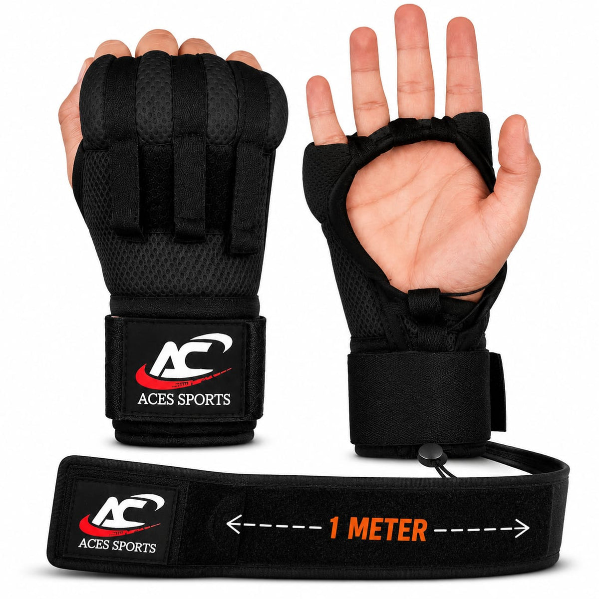 Fast wraps/Easy Wraps/Hand wraps Gloves-1 Meter Long Wrist Straps
